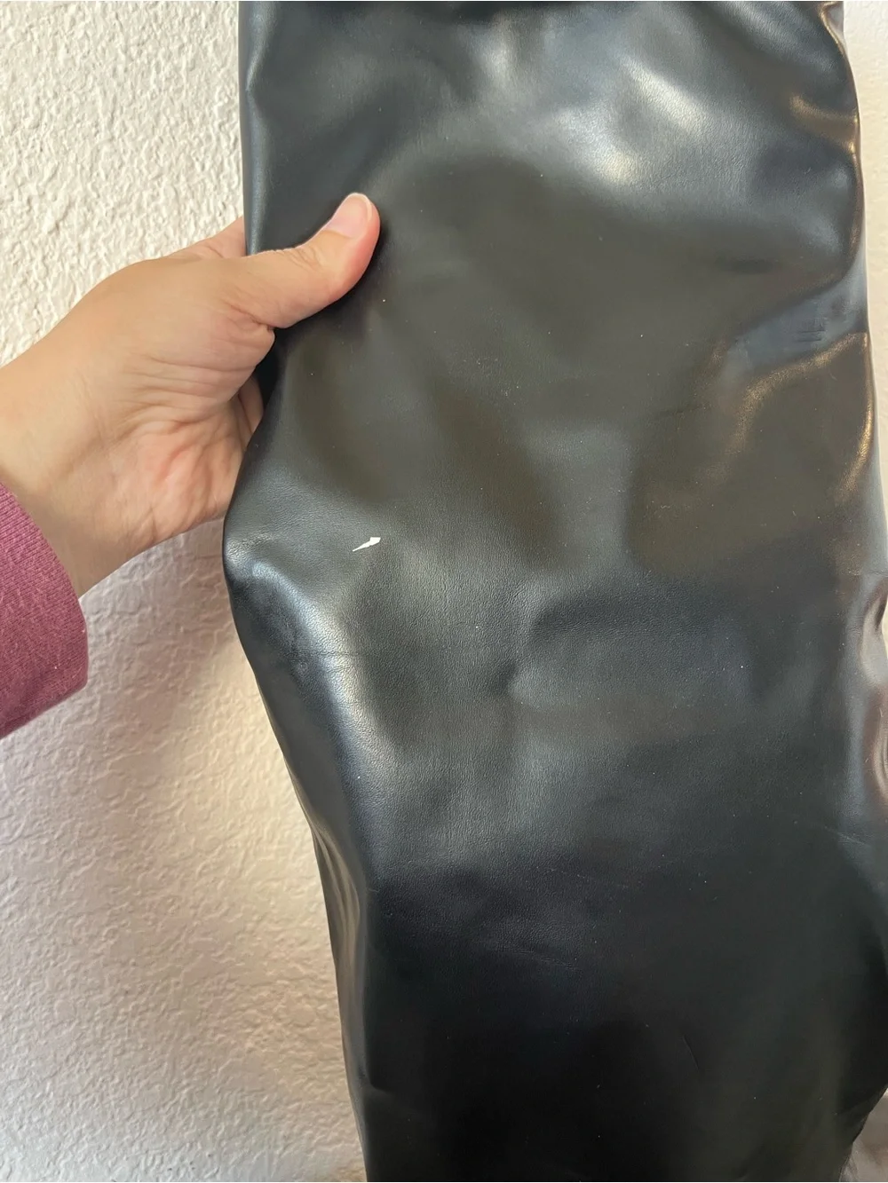 Berness Paislee Skirted Knee High Boot Black 6.5